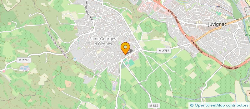 localisation de l'entreprise GF IMMOBILIER  SAINT-GEORGES-D'ORQUES