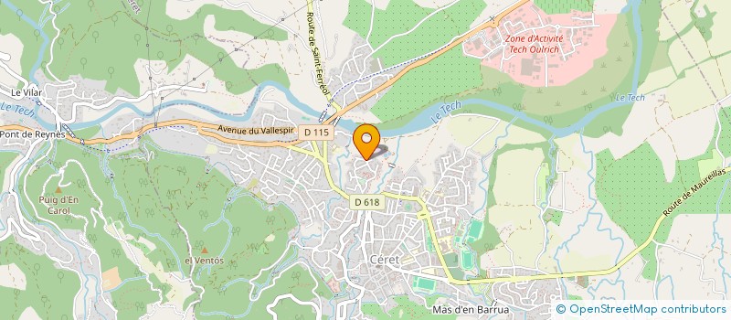 localisation de l'entreprise GF INVEST 84  CERET