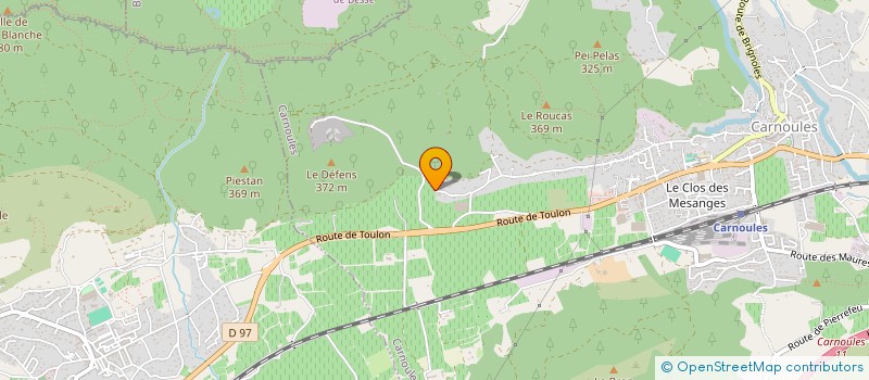 localisation de l'entreprise GF INVEST  CARNOULES