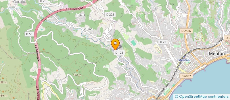 localisation de l'entreprise GF.K  ROQUEBRUNE-CAP-MARTIN