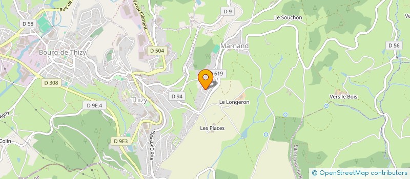 localisation de l'entreprise GF KNB FORET  COURS