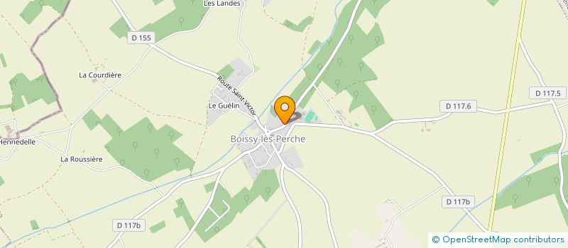 localisation de l'entreprise GF LA MORINIERE à BOISSY-LES-PERCHE