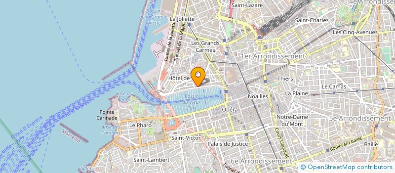 localisation de l'entreprise GF LOGISTIQUE à MARSEILLE 2EME