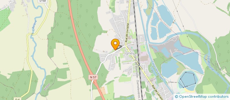 localisation de l'entreprise GF LYCEL  IGNEY