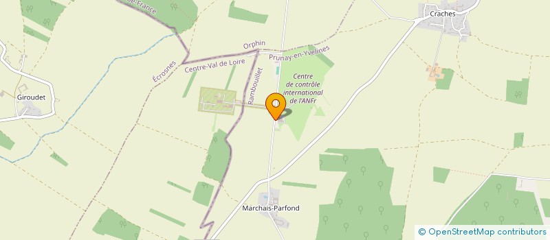 localisation de l'entreprise GF METAL ART'  PRUNAY-EN-YVELINES