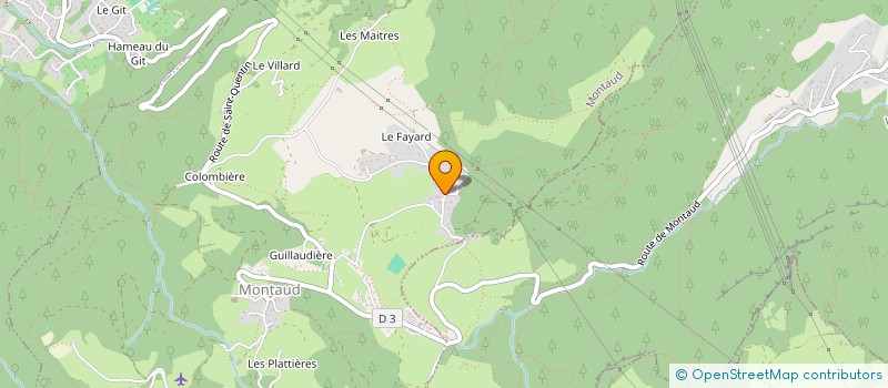 localisation de l'entreprise GF MICHEL  MONTAUD