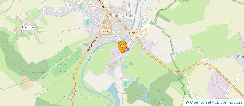 localisation de l'entreprise GF MOSELLE à CHATEAU-SALINS