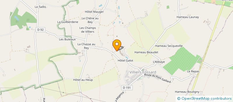 localisation de l'entreprise GF MP INKERMANN  VILLIERS-FOSSARD