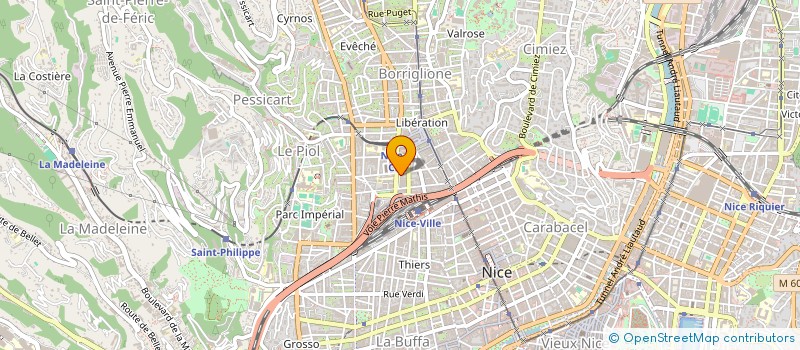 localisation de l'entreprise GF MULTISERVICES à NICE