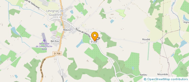 localisation de l'entreprise GF NATURE ET PASSION  LEVIGNAC-DE-GUYENNE