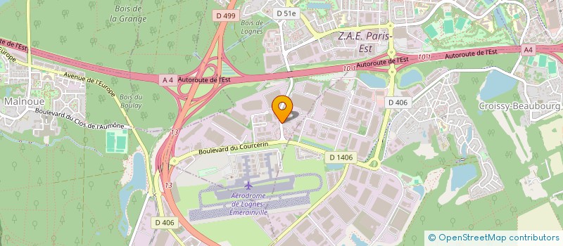localisation de l'entreprise GF PARTICIPATIONS à LOGNES