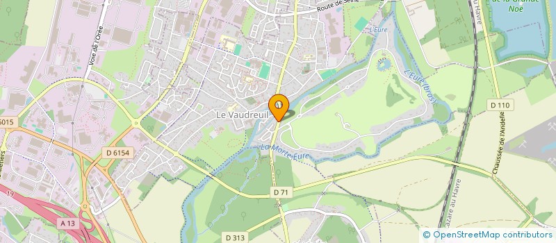 localisation de l'entreprise GF PAUMAR  LE VAUDREUIL