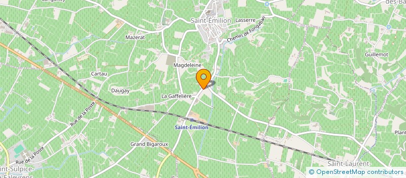 localisation de l'entreprise GF PHOEBUS  SAINT-EMILION