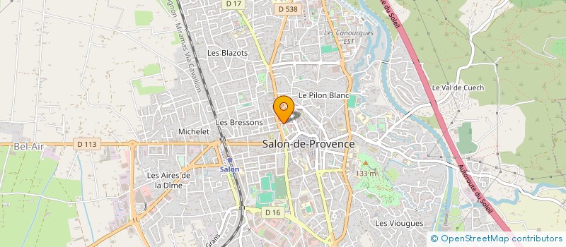 localisation de l'entreprise GF RENOVATIONS 13 à SALON-DE-PROVENCE