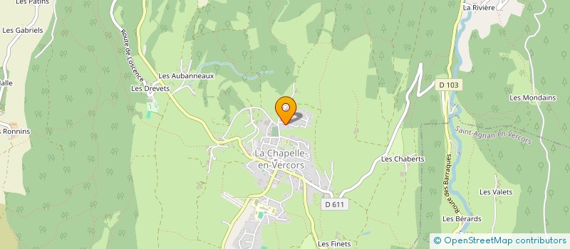 localisation de l'entreprise GF RURAL DES TROIS FRERES à LA CHAPELLE-EN-VERCORS