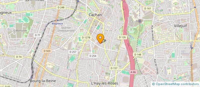 localisation de l'entreprise GF SERVICES à CACHAN