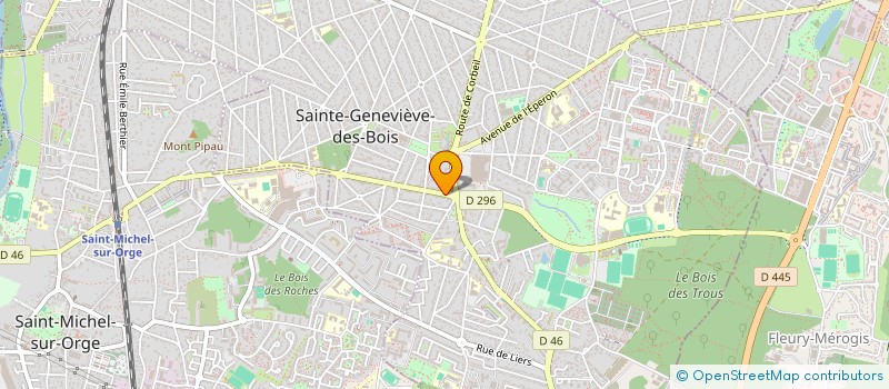 localisation de l'entreprise GF SERVICES à SAINTE-GENEVIEVE-DES-BOIS