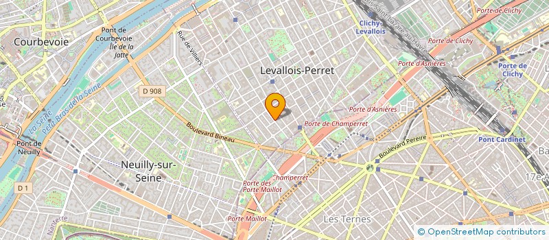 localisation de l'entreprise GF TECHNOLOGIE à LEVALLOIS-PERRET