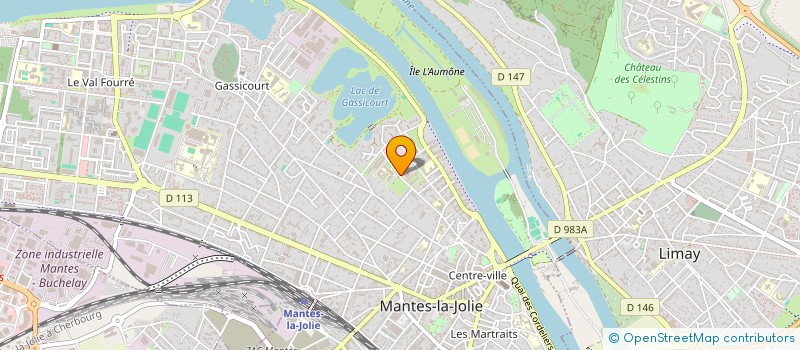 localisation de l'entreprise GF WELDING FRANCE à MANTES-LA-JOLIE