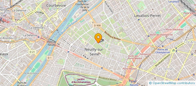 localisation de l'entreprise GF YGGDRASIL à NEUILLY-SUR-SEINE