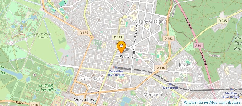 localisation de l'entreprise GF YVOIRE BIENASSIS à VERSAILLES