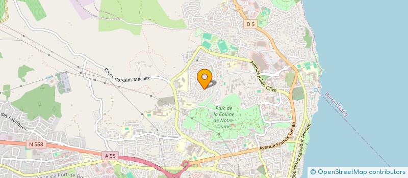 localisation de l'entreprise GF2  MARTIGUES