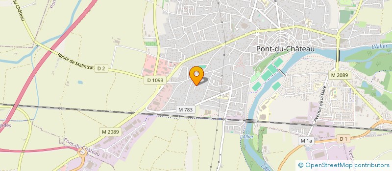 localisation de l'entreprise GF4 IMMO  PONT-DU-CHATEAU