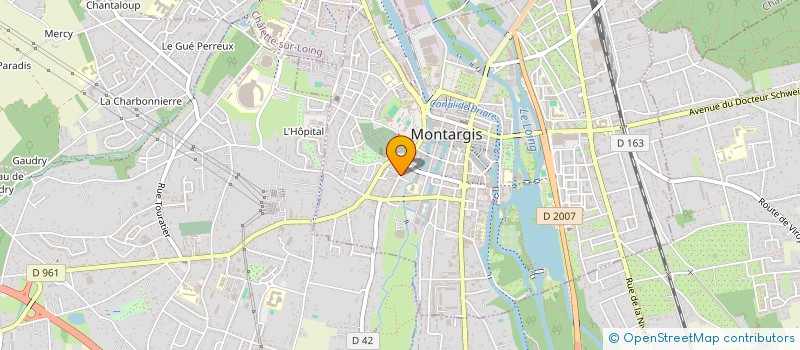 localisation de l'entreprise GF45C à MONTARGIS