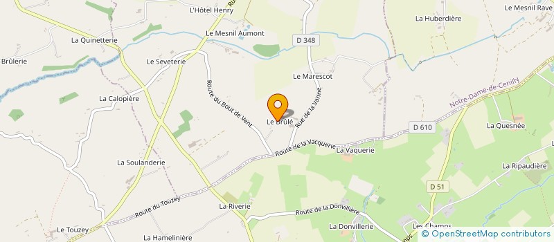 localisation de l'entreprise GFA 2L1P  SAINT-MARTIN-DE-CENILLY