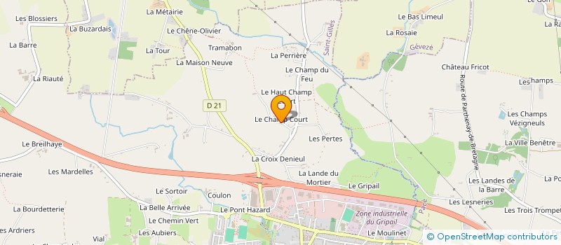 localisation de l'entreprise GFA 5M à SAINT-GILLES