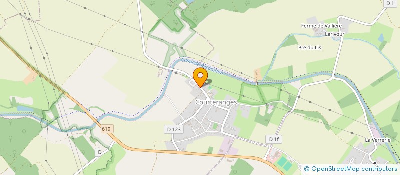 localisation de l'entreprise GFA A.E.F.M.  COURTERANGES