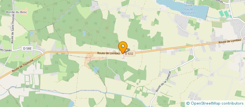 localisation de l'entreprise GFA A ENCOURE  SAINTE-FOY-DE-PEYROLIERES