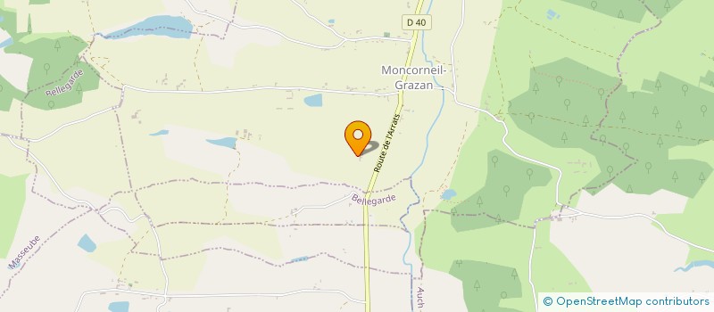 localisation de l'entreprise GFA A LA BORDENEUVE  MONCORNEIL-GRAZAN