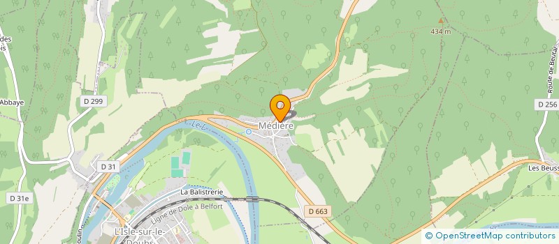 localisation de l'entreprise GFA AC DC  SOYE