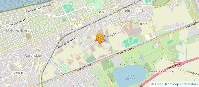 localisation de l'entreprise GFA ADM à DUNKERQUE