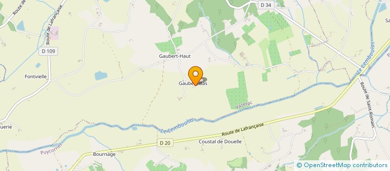 localisation de l'entreprise GFA AGRI-CAUX  LABARTHE