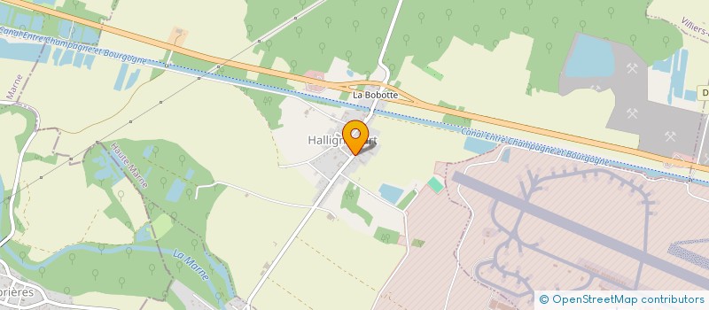 localisation de l'entreprise GFA AGRICOLA LANDREA à HALLIGNICOURT