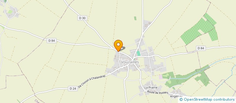 localisation de l'entreprise GFA AGUILLON  VOUZAILLES