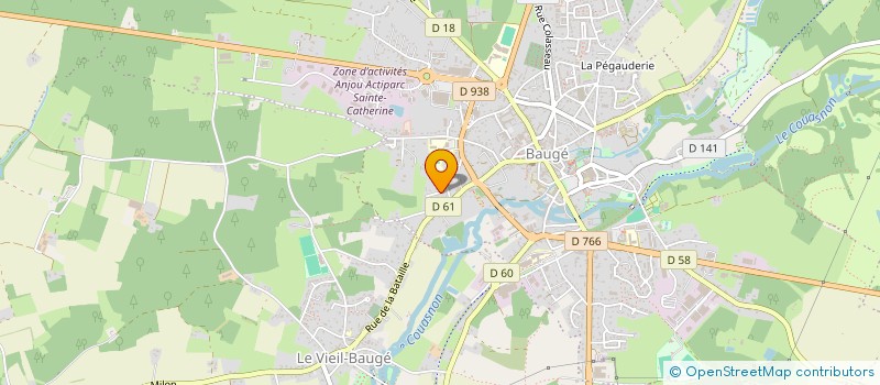 localisation de l'entreprise GFA ALBEA  BAUGE-EN-ANJOU