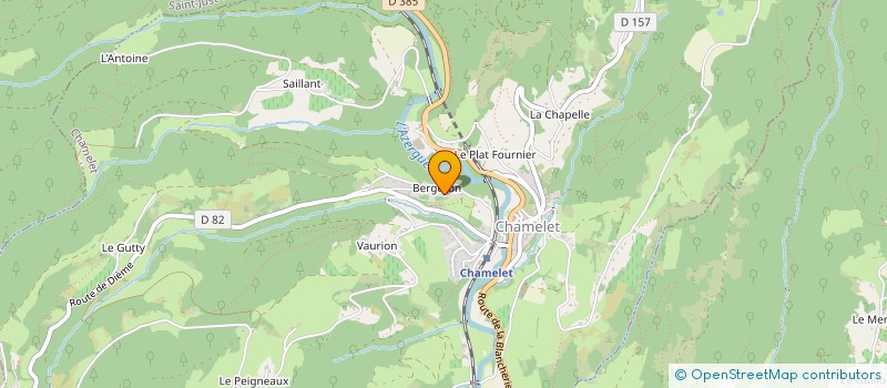 localisation de l'entreprise GFA ALBERT POYET LES REMPARTS  LYON