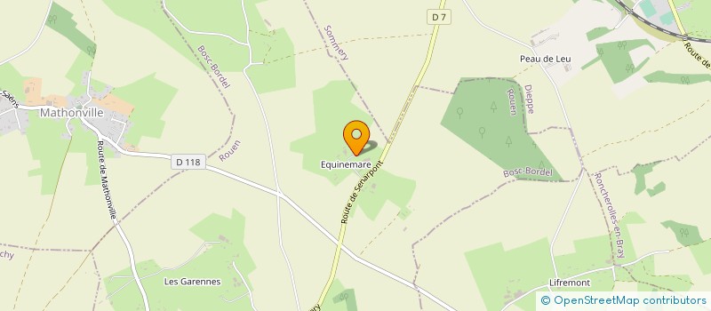 localisation de l'entreprise GFA ALESCA  BOSC-BORDEL