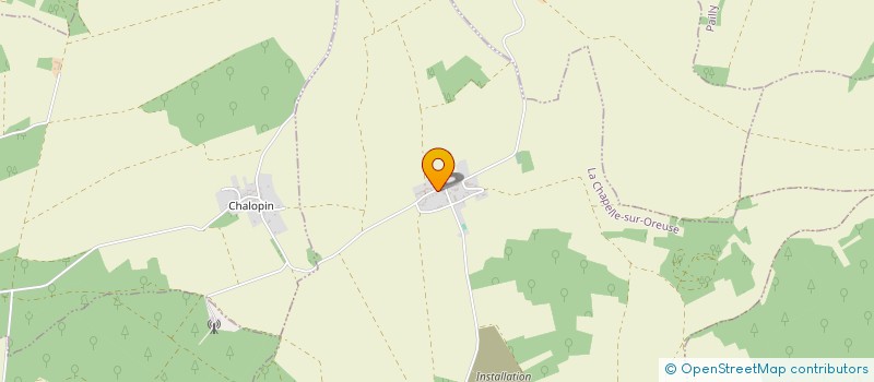 localisation de l'entreprise GFA ALFRED RONDEAU  LA CHAPELLE-SUR-OREUSE