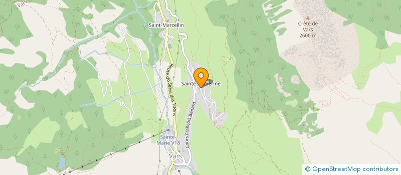 localisation de l'entreprise GFA ALPES VERDON  VARS