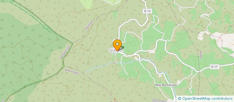 localisation de l'entreprise GFA AMADIEU MOUSSET  TARERACH