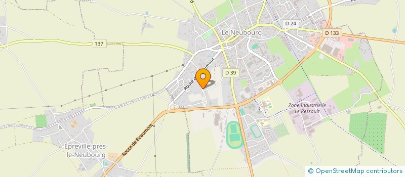 localisation de l'entreprise GFA AMEYE  LE NEUBOURG