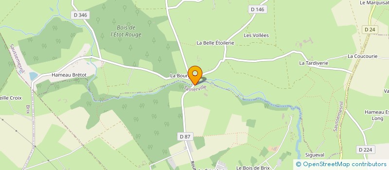 localisation de l'entreprise GFA AMIOT  TAMERVILLE