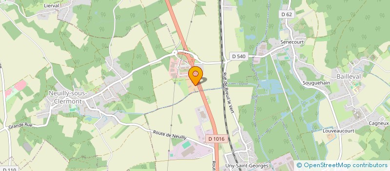 localisation de l'entreprise GFA AMMEUX  NEUILLY-SOUS-CLERMONT