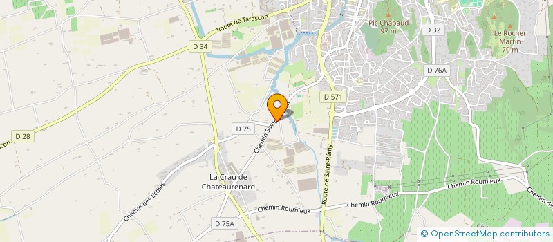 localisation de l'entreprise GFA ANAREL à CHATEAURENARD