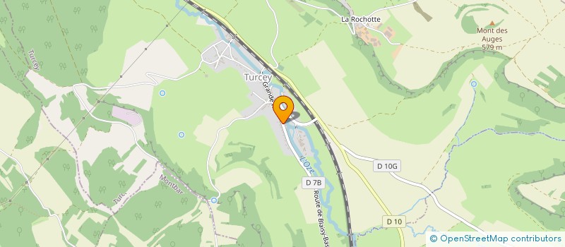 localisation de l'entreprise GFA ANDRE MERCUZOT  GRENANT-LES-SOMBERNON