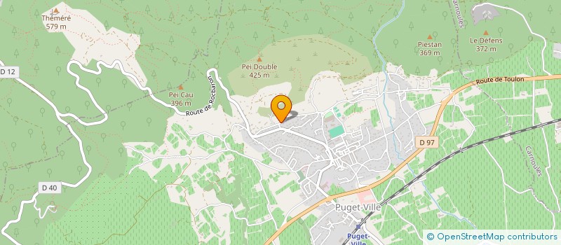 localisation de l'entreprise GFA ANGELIQUE  PUGET-VILLE